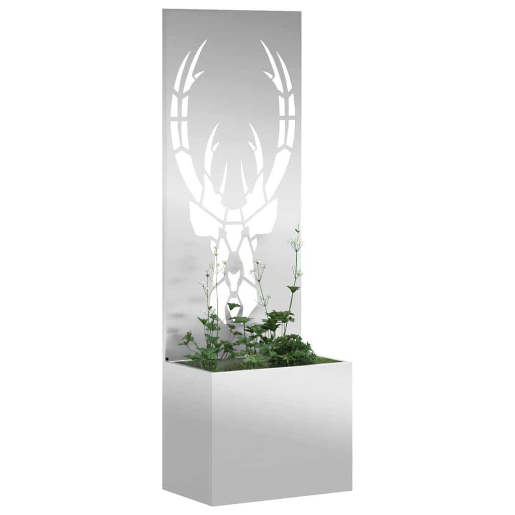 Schermo per privacy in giardino Argento 50 x 150 cm