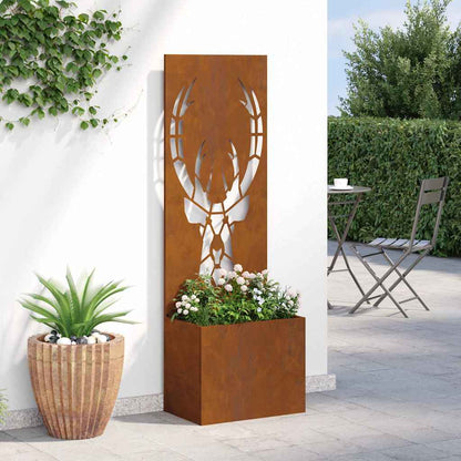 Schermo per privacy in giardino Ruggine 50 x 140 cm
