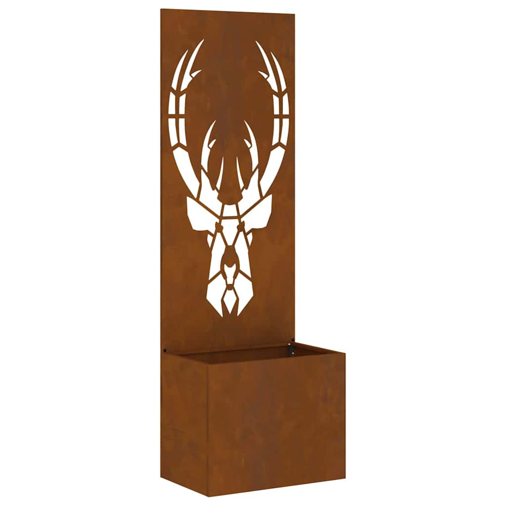 Schermo per privacy in giardino Ruggine 50 x 140 cm