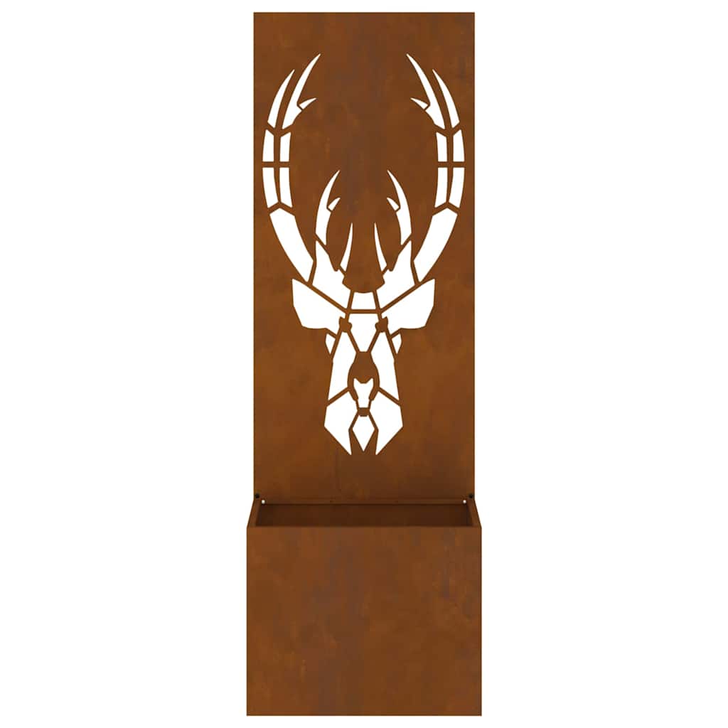 Schermo per privacy in giardino Ruggine 50 x 140 cm