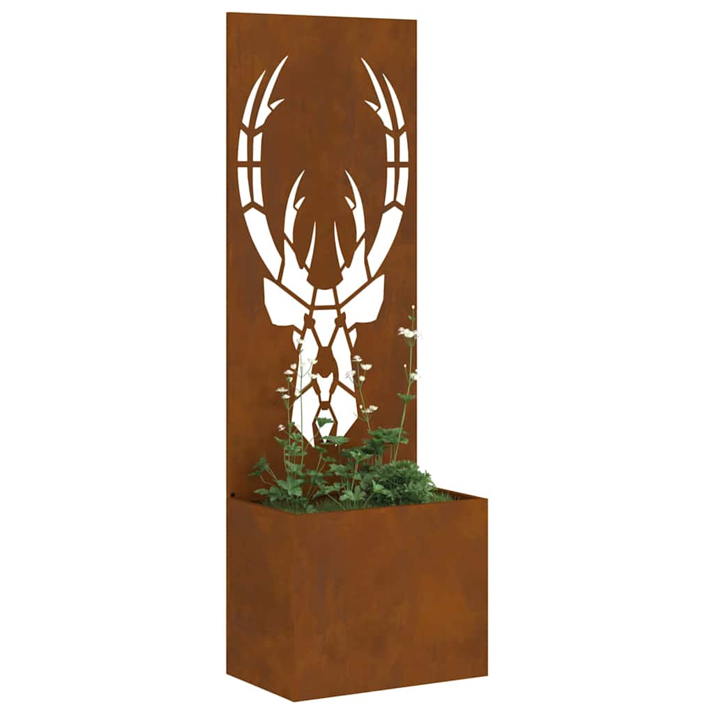 Schermo per privacy in giardino Ruggine 50 x 140 cm