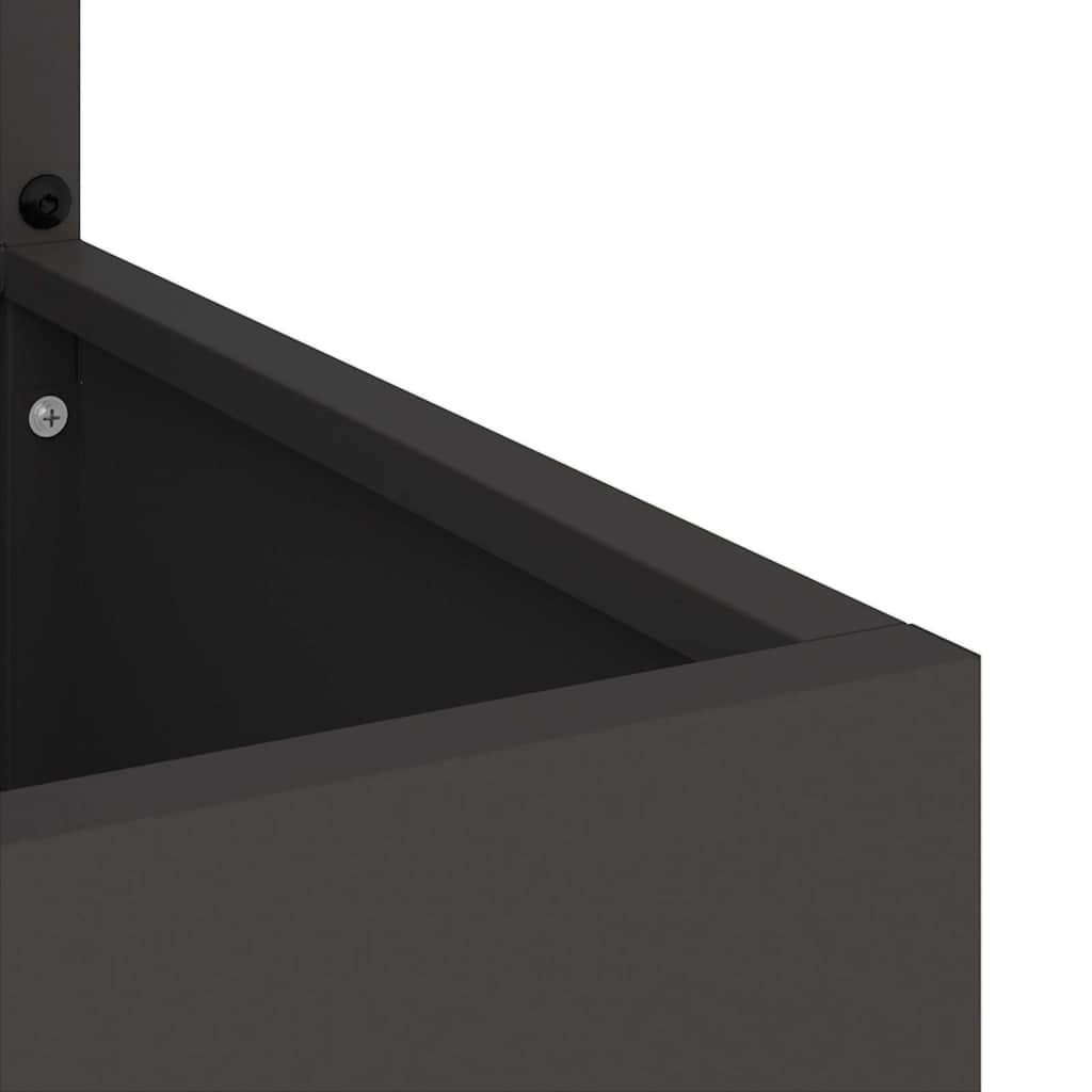 Schermo per privacy in giardino Traforo Nero 50 x 140 cm