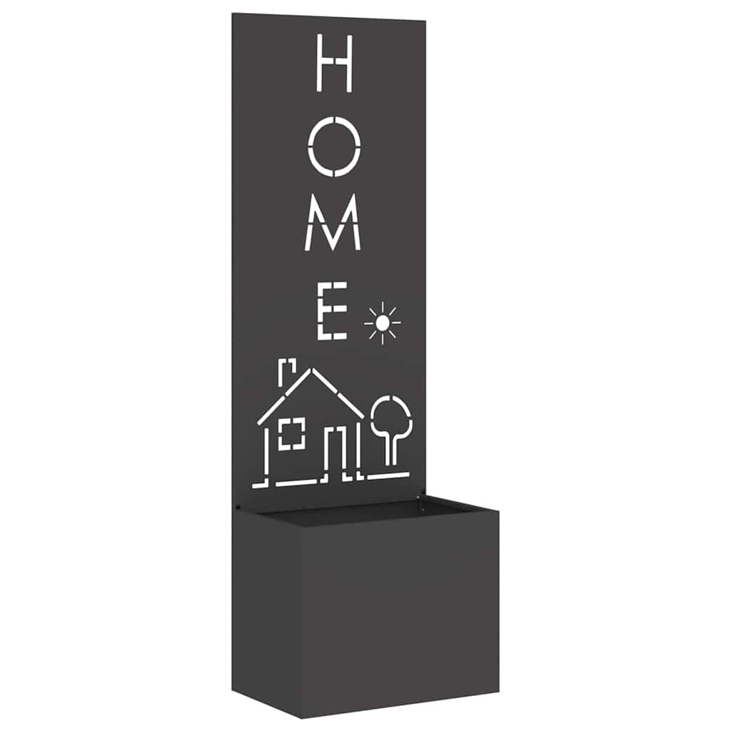 Schermo per privacy in giardino Traforo Nero 50 x 140 cm