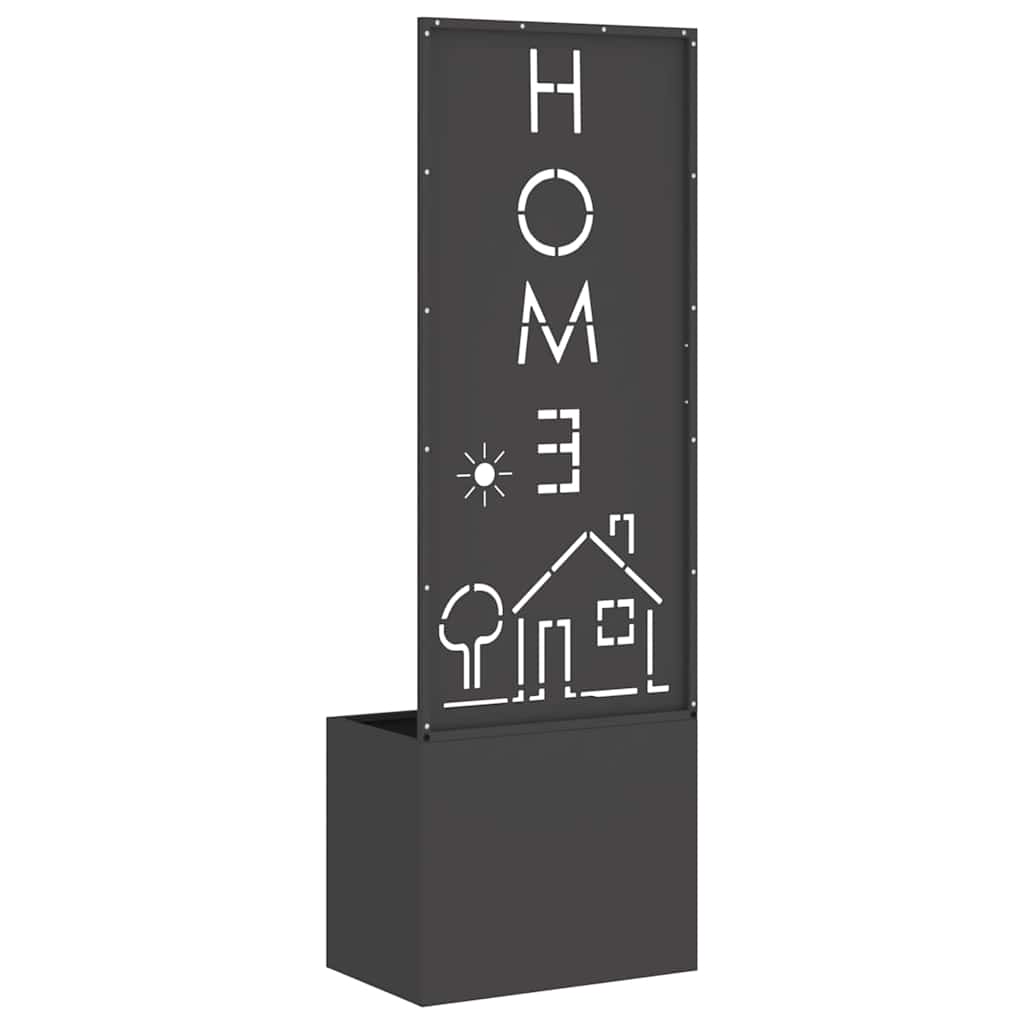 Schermo per privacy in giardino Traforo Nero 50 x 140 cm