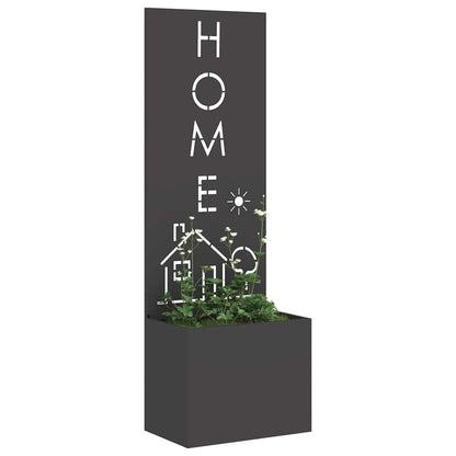 Schermo per privacy in giardino Traforo Nero 50 x 140 cm