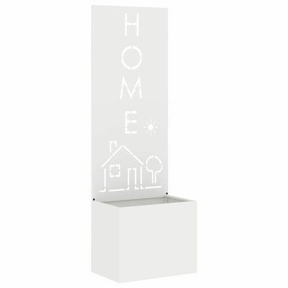 Schermo per privacy in giardino Traforo Bianco 50 x 140 cm