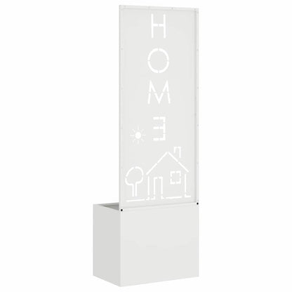 Schermo per privacy in giardino Traforo Bianco 50 x 140 cm