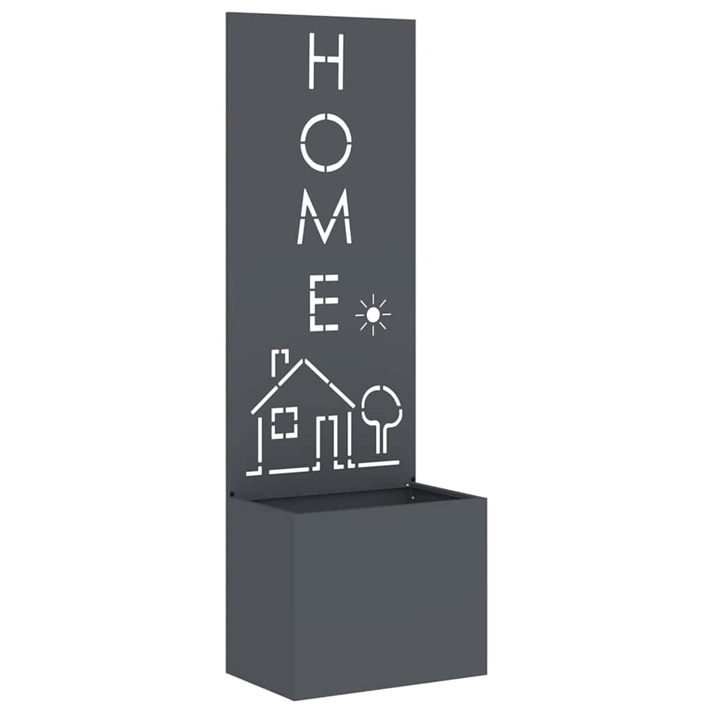 Schermo per privacy in giardino Traforo Antracite 50 x 140 cm