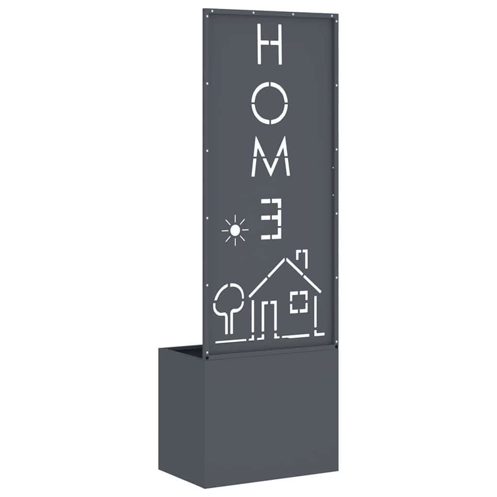 Schermo per privacy in giardino Traforo Antracite 50 x 140 cm