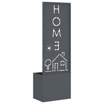 Schermo per privacy in giardino Traforo Antracite 50 x 140 cm