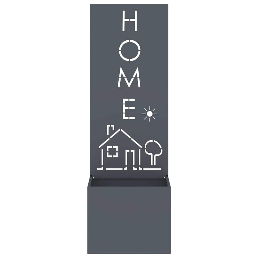 Schermo per privacy in giardino Traforo Antracite 50 x 140 cm