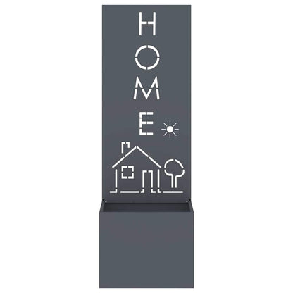 Schermo per privacy in giardino Traforo Antracite 50 x 140 cm