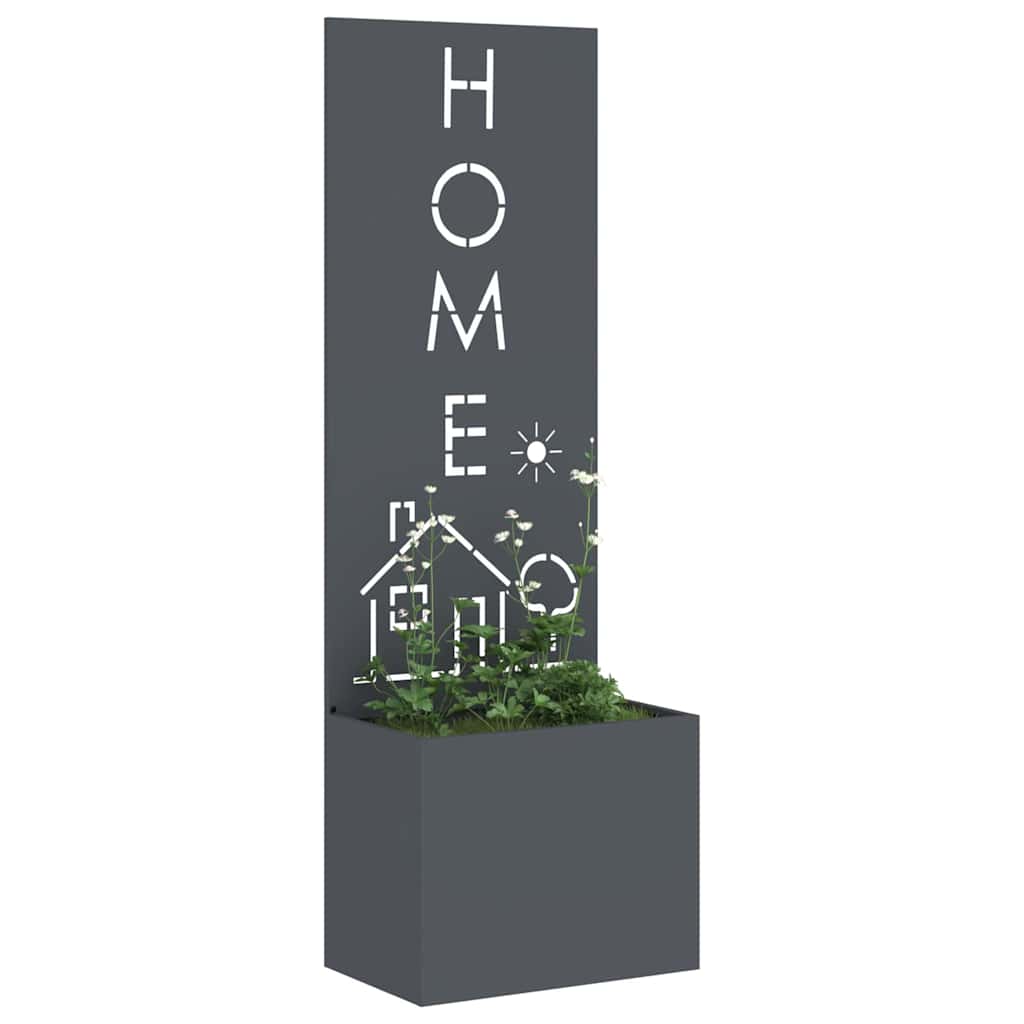 Schermo per privacy in giardino Traforo Antracite 50 x 140 cm