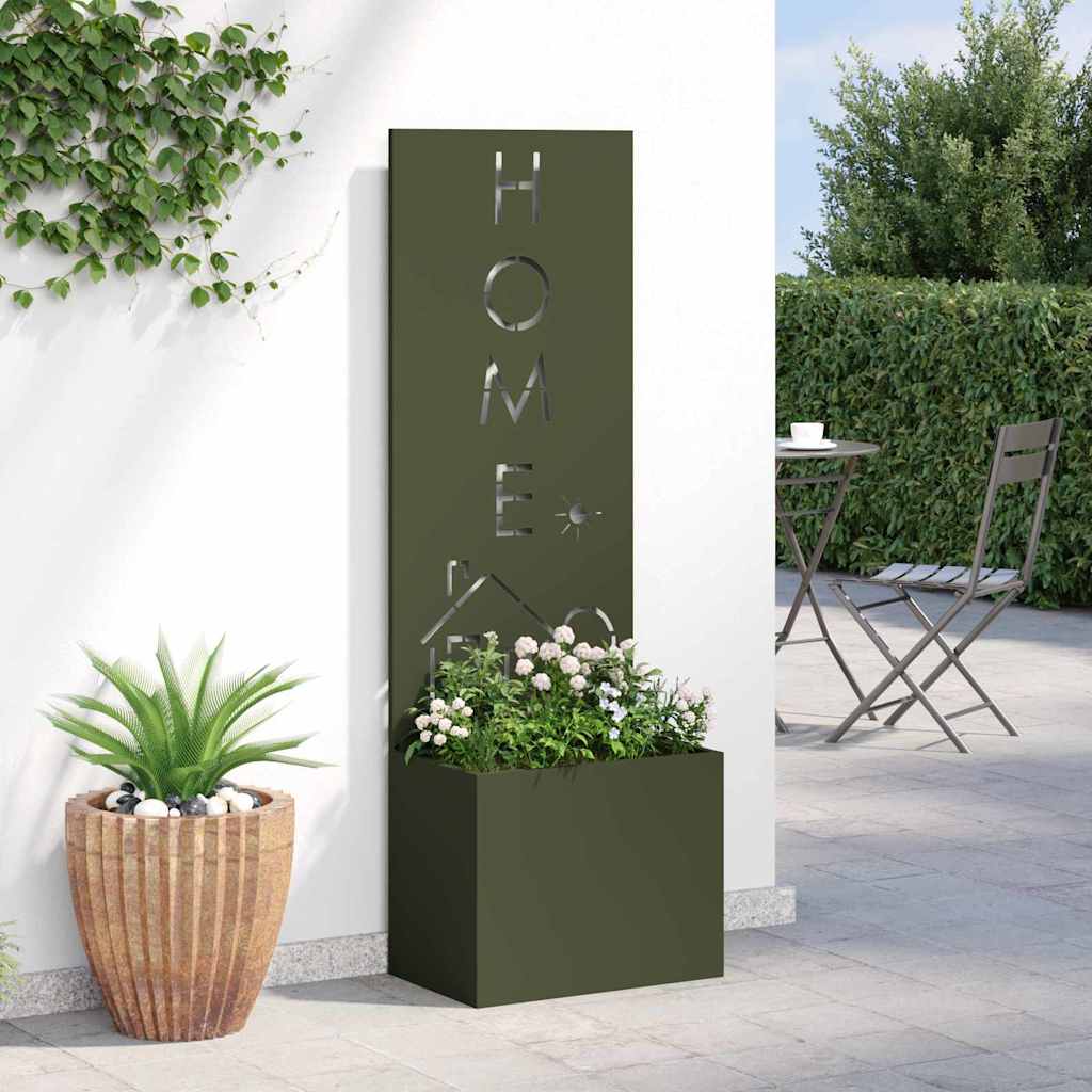 Schermo per privacy in giardino Oliver verde 50 x 140 cm