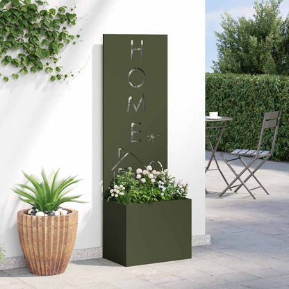 Schermo per privacy in giardino Oliver verde 50 x 140 cm