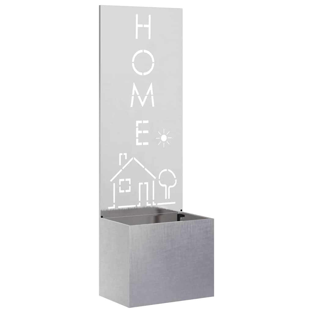 Schermo per privacy in giardino Traforo Argento 50 x 150 cm