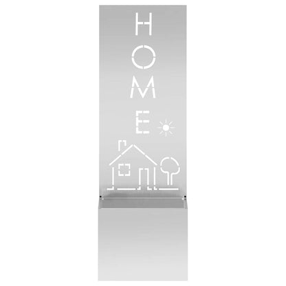 Schermo per privacy in giardino Traforo Argento 50 x 150 cm