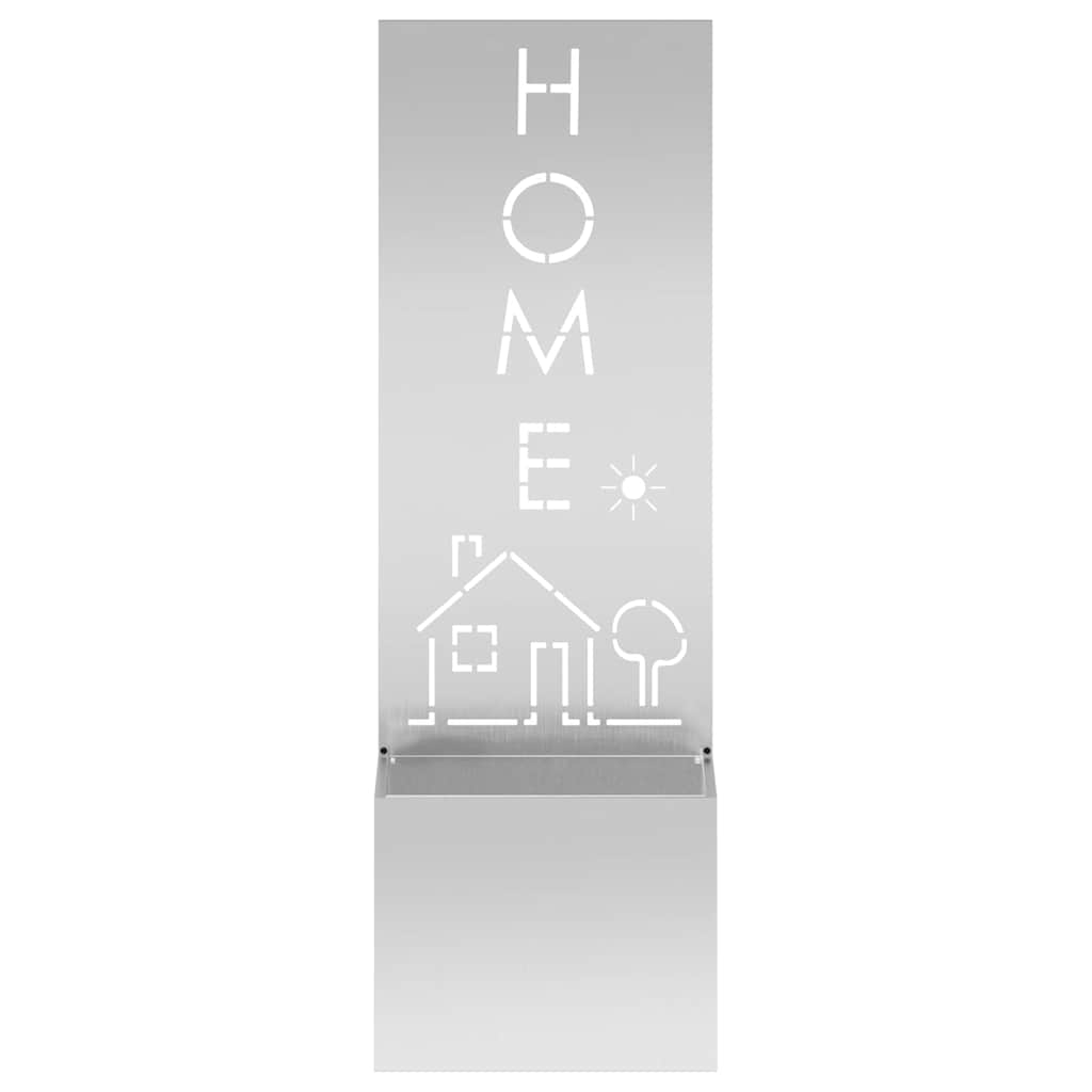 Schermo per privacy in giardino Traforo Argento 50 x 140 cm