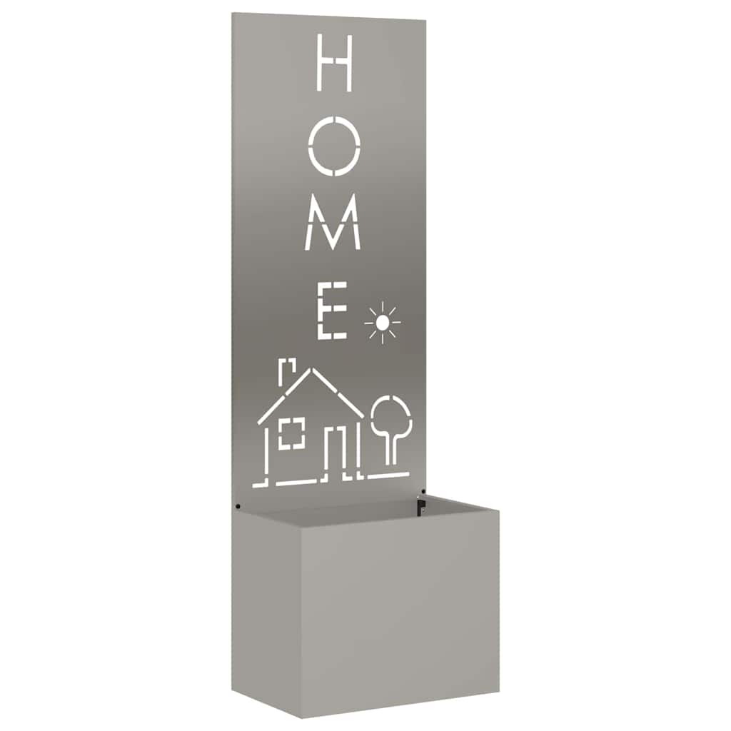 Schermo per privacy in giardino Traforo Ruggine 50 x 140 cm