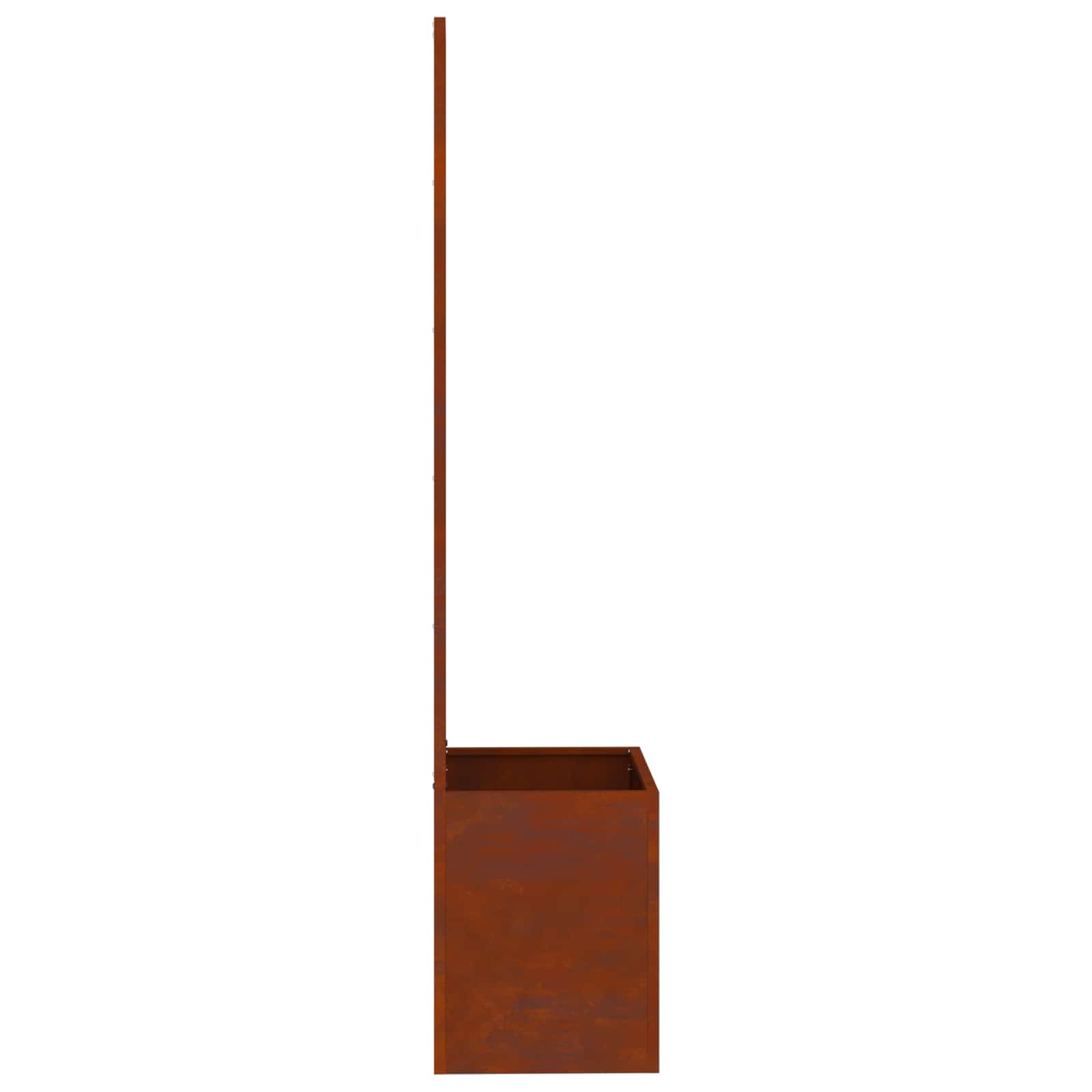 Schermo per privacy in giardino Traforo Ruggine 50 x 150 cm | homemem39