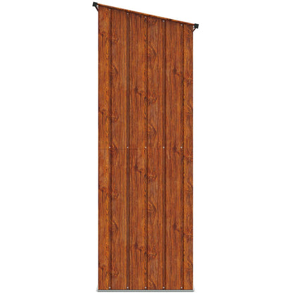 Casette da giardino Marrone 203,5 x 73 x 200 cm Metallo