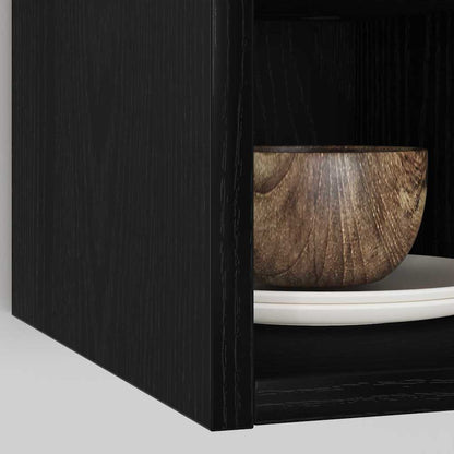 Armadio pensile Rovere nero 20 x 29,5 x 60 cm Legno multistrato | homemem39