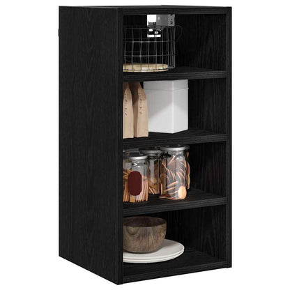 Armadio pensile Rovere nero 30 x 29,5 x 60 cm Legno multistrato | homemem39