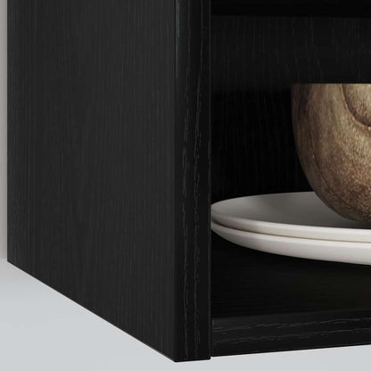 Armadio pensile Rovere nero 40 x 29,5 x 60 cm Legno multistrato | homemem39