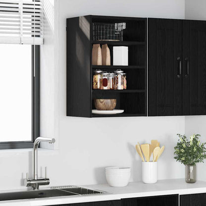 Armadio pensile Rovere nero 40 x 29,5 x 60 cm Legno multistrato | homemem39