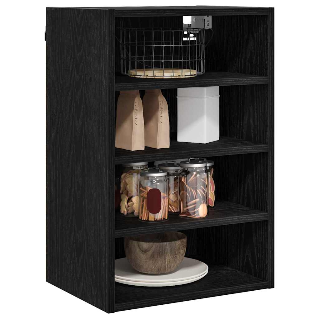 Armadio pensile Rovere nero 40 x 29,5 x 60 cm Legno multistrato | homemem39