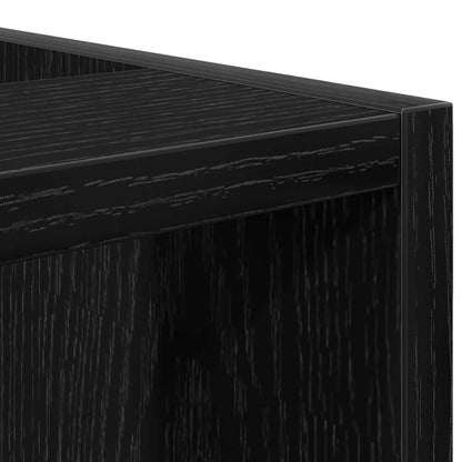 Base per Cucina con lo scaffale Rovere nero 20 x 44,5 x 81,5 cm | homemem39