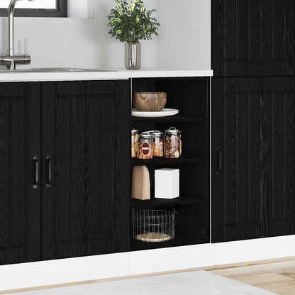 Base per Cucina con cassetto Rovere nero 40 x 44,5 x 81,5 cm