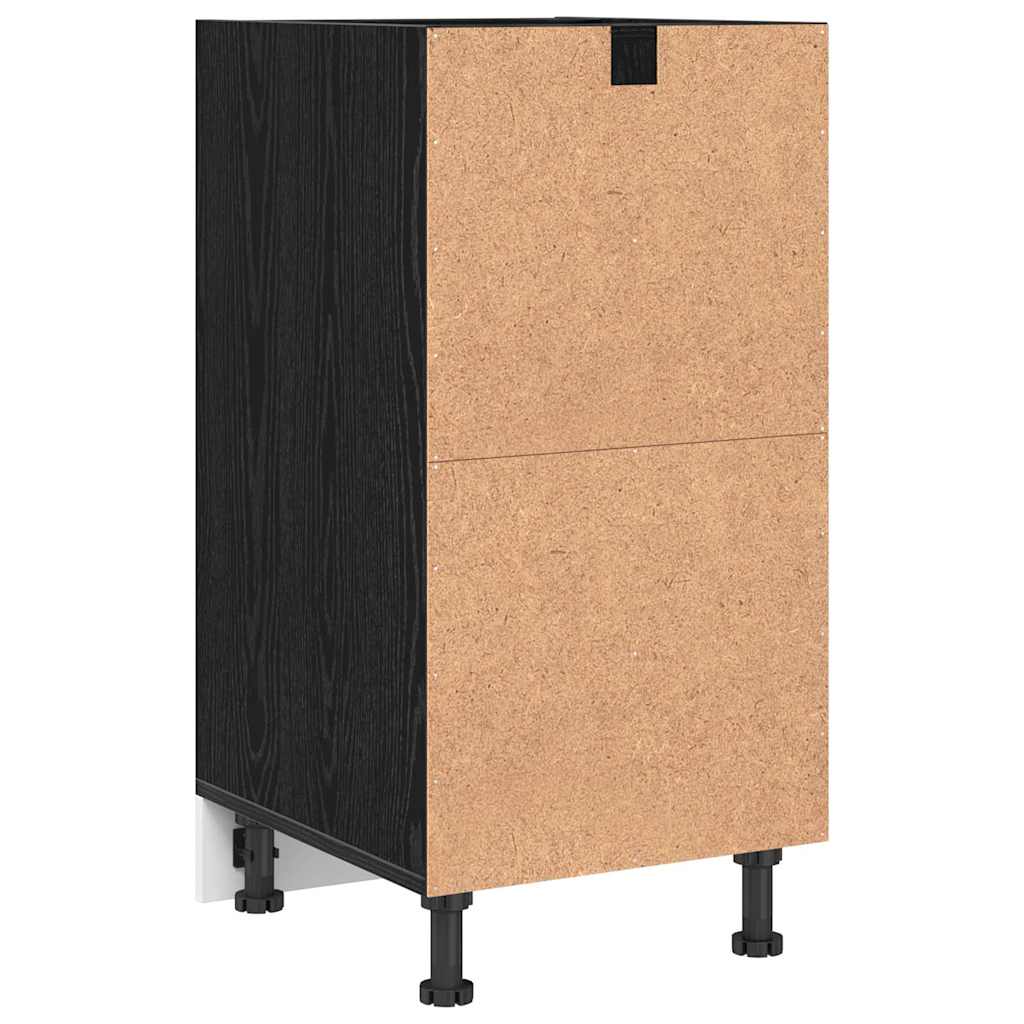 Base per Cucina con cassetto Rovere nero 40 x 44,5 x 81,5 cm | homemem39