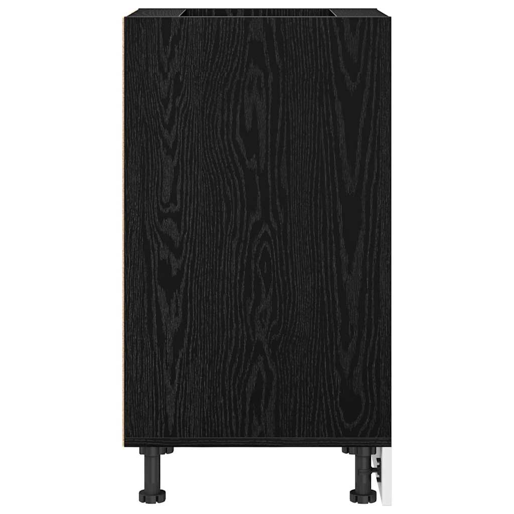 Base per Cucina con cassetto Rovere nero 40 x 44,5 x 81,5 cm | homemem39