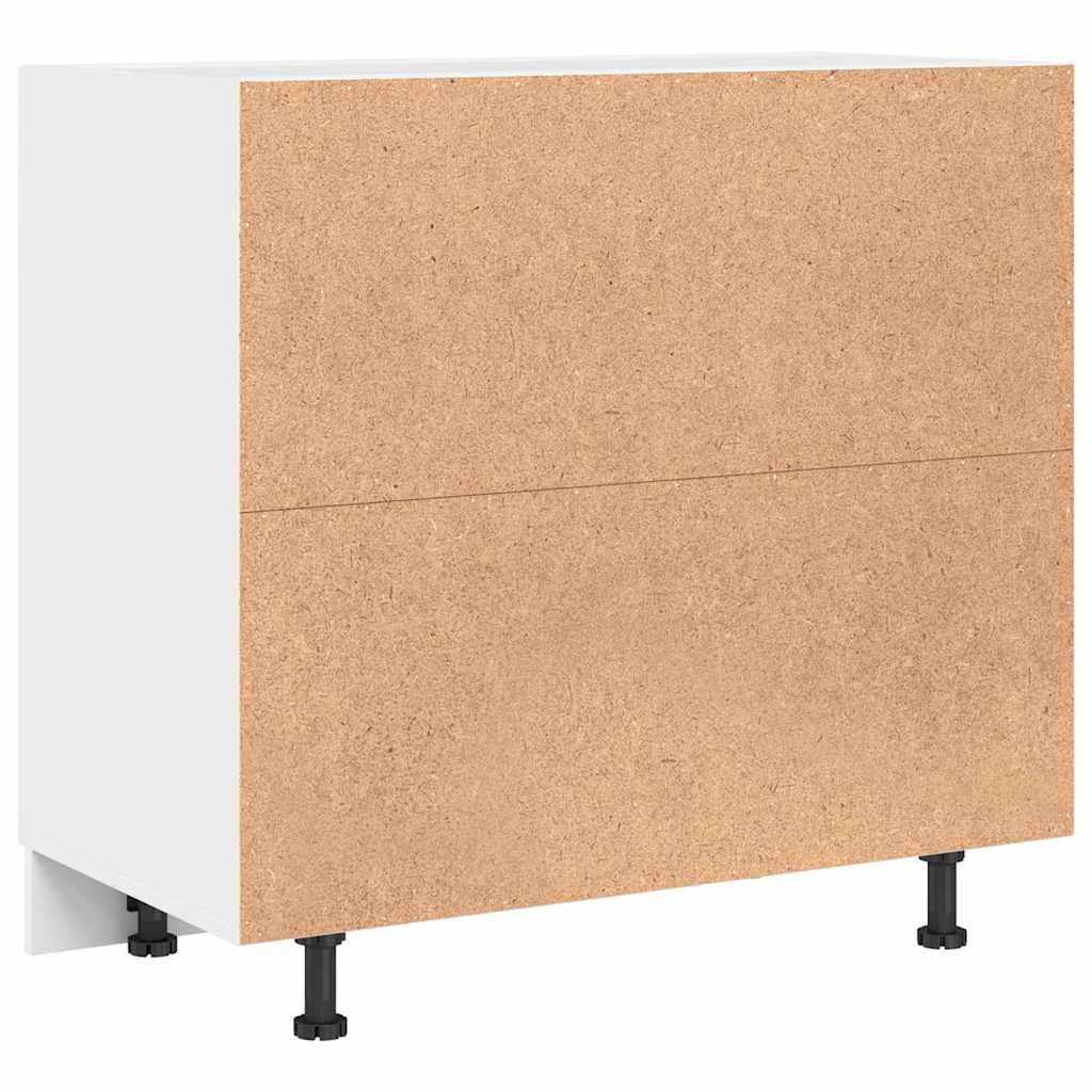 Mobile Base d'Angolo per Cucina Rovere nero 86 x 46 x 81,5 cm | homemem39