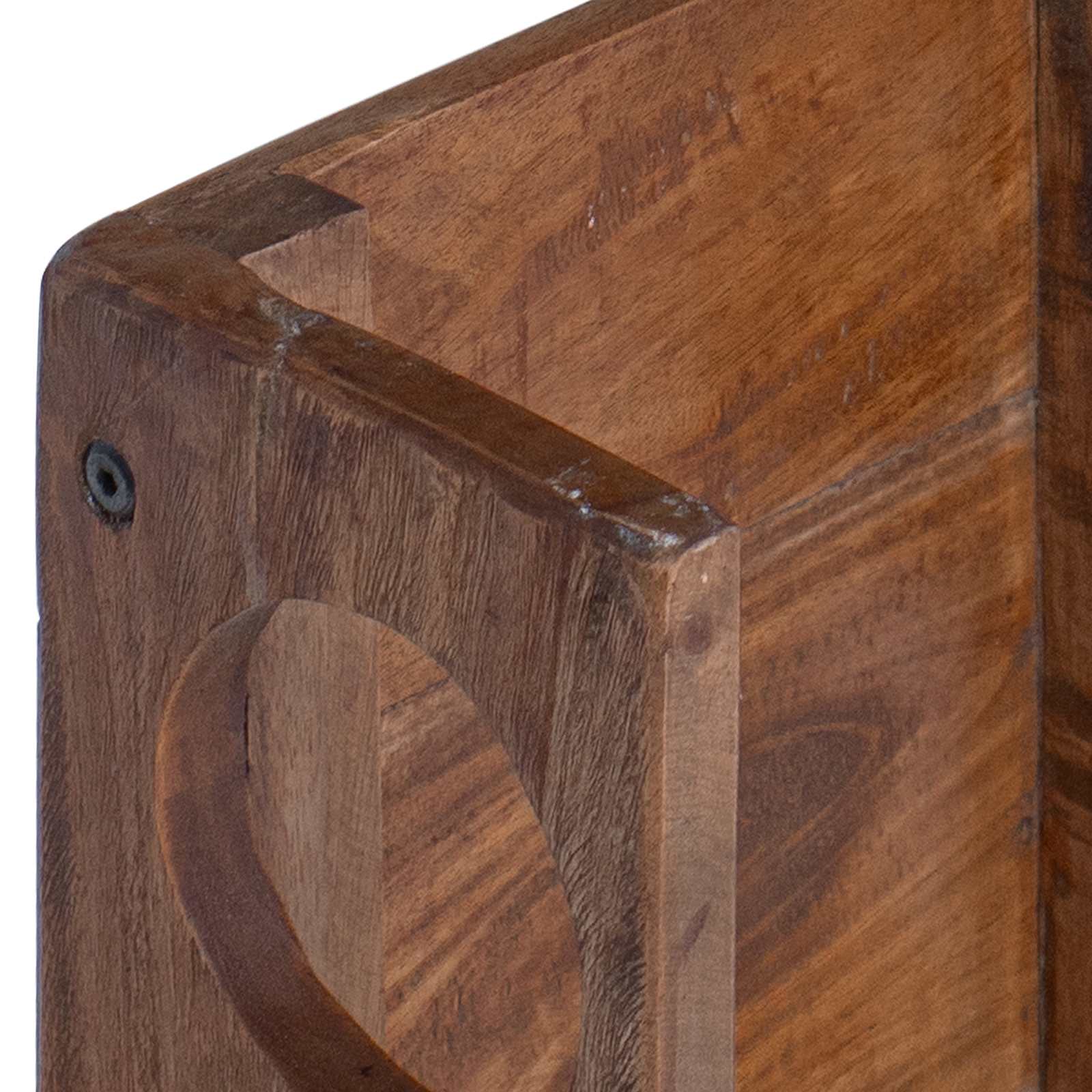 Scaffale Marrone 24 x 13 x 54 cm Legno di Mogano Massello | homemem39