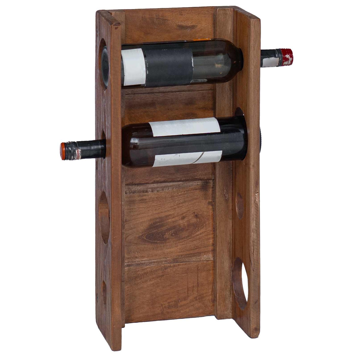 Scaffale Marrone 24 x 13 x 54 cm Legno di Mogano Massello | homemem39