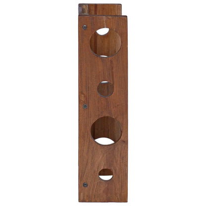 Scaffale Marrone 24 x 13 x 54 cm Legno di Mogano Massello | homemem39