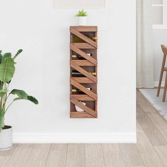 Portabottiglie Legno di Mogano Massello Naturale | homemem39