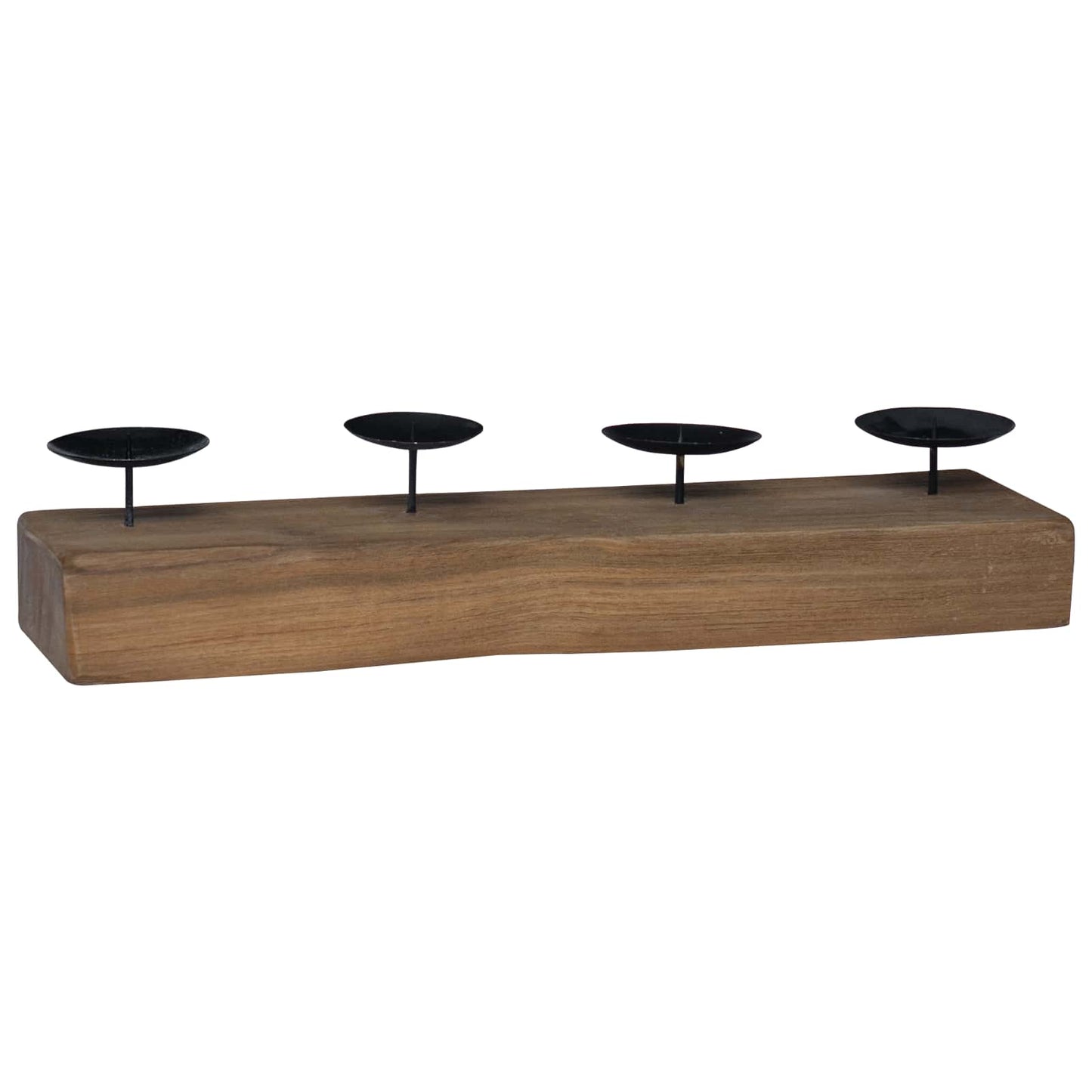 Candelabro Naturale 50 x 15 x 10 cm Legno massello di teak