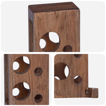 Scaffale Marrone 20 x 25 x 100 cm Legno di Mogano Massello | homemem39