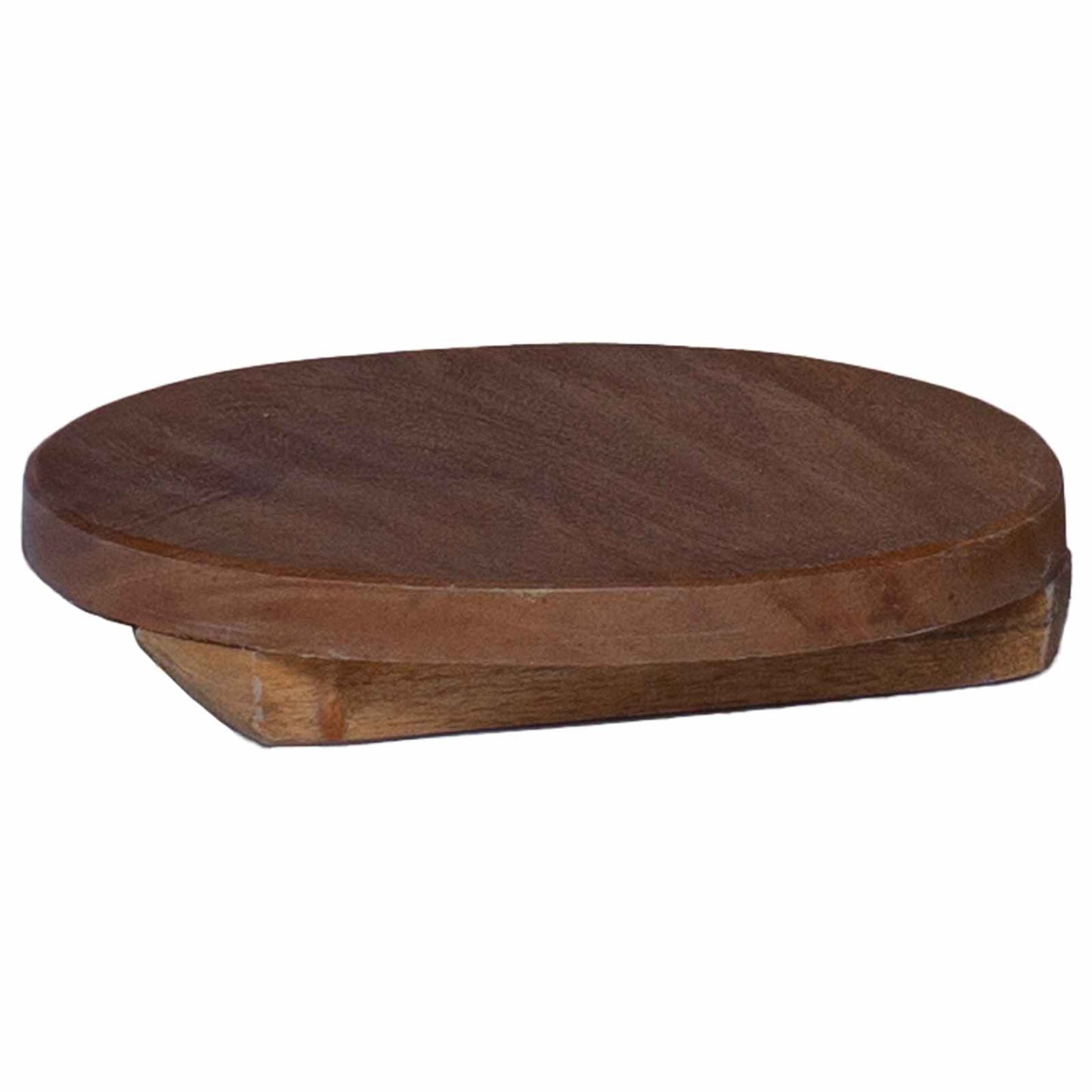 Sgabello per Piante 3 pcs Marrone Legno di Mogano