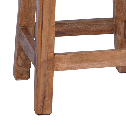 Pouf Naturale 30 x 30 x 47 cm Legno di Mogano