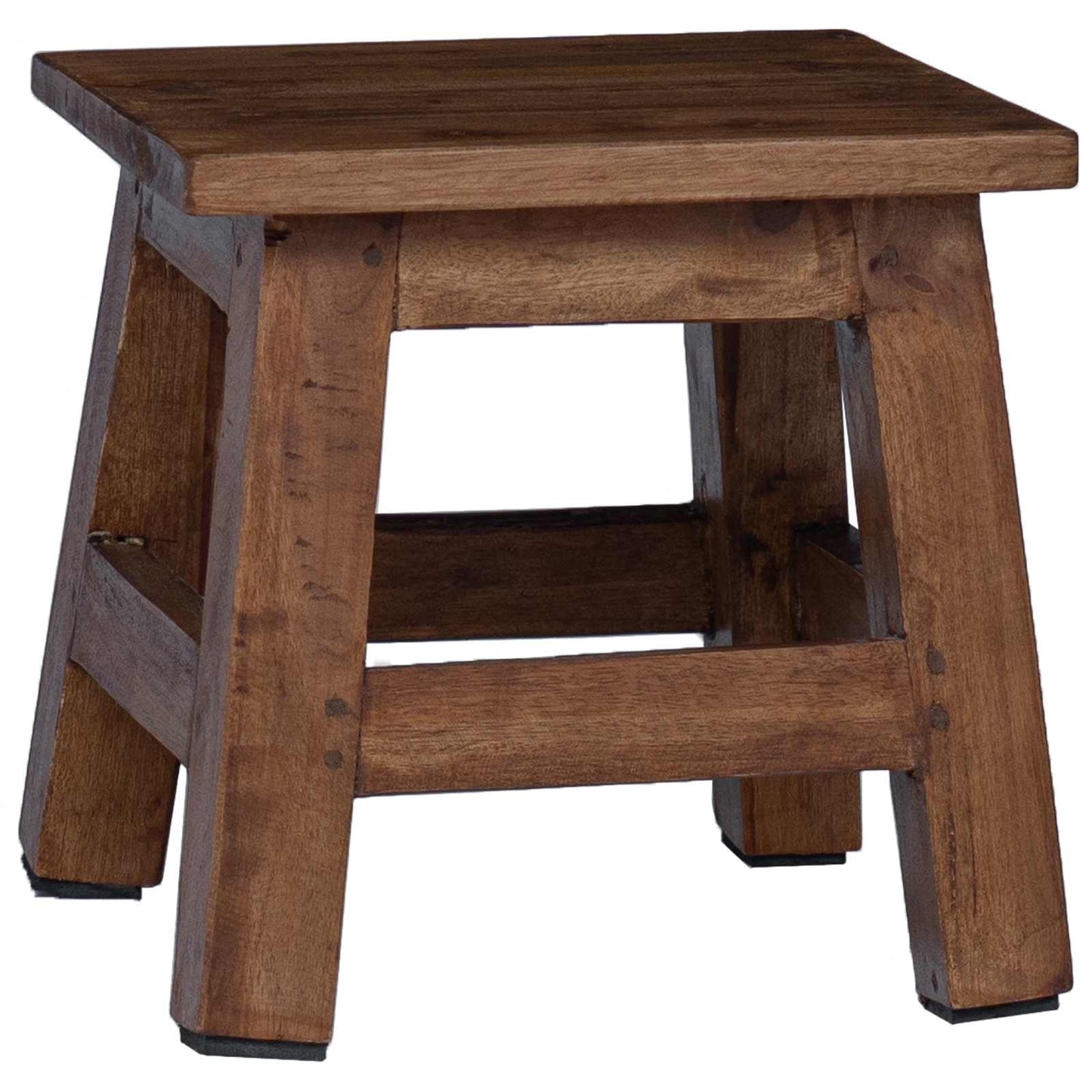 Pouf Naturale 26 x 26 x 26 cm Legno di Mogano | homemem39