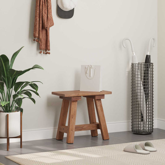 panchina Naturale 50,5 x 25 x 47,5 cm Legno massello di mogano - homemem39