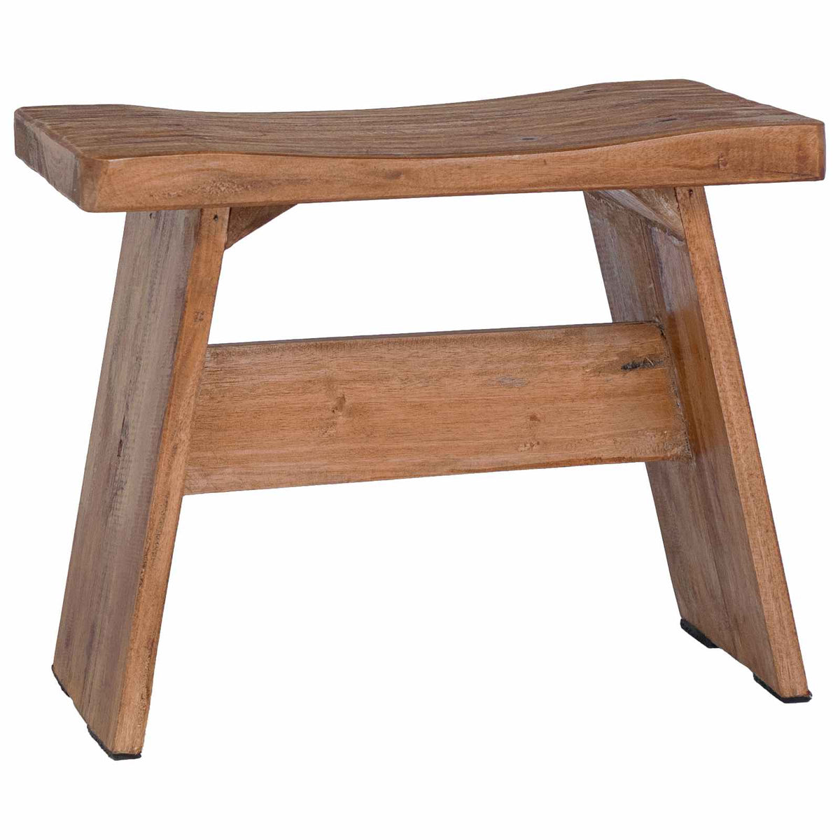 Pouf Naturale 40 x 25 x 31 cm Legno di Mogano | homemem39