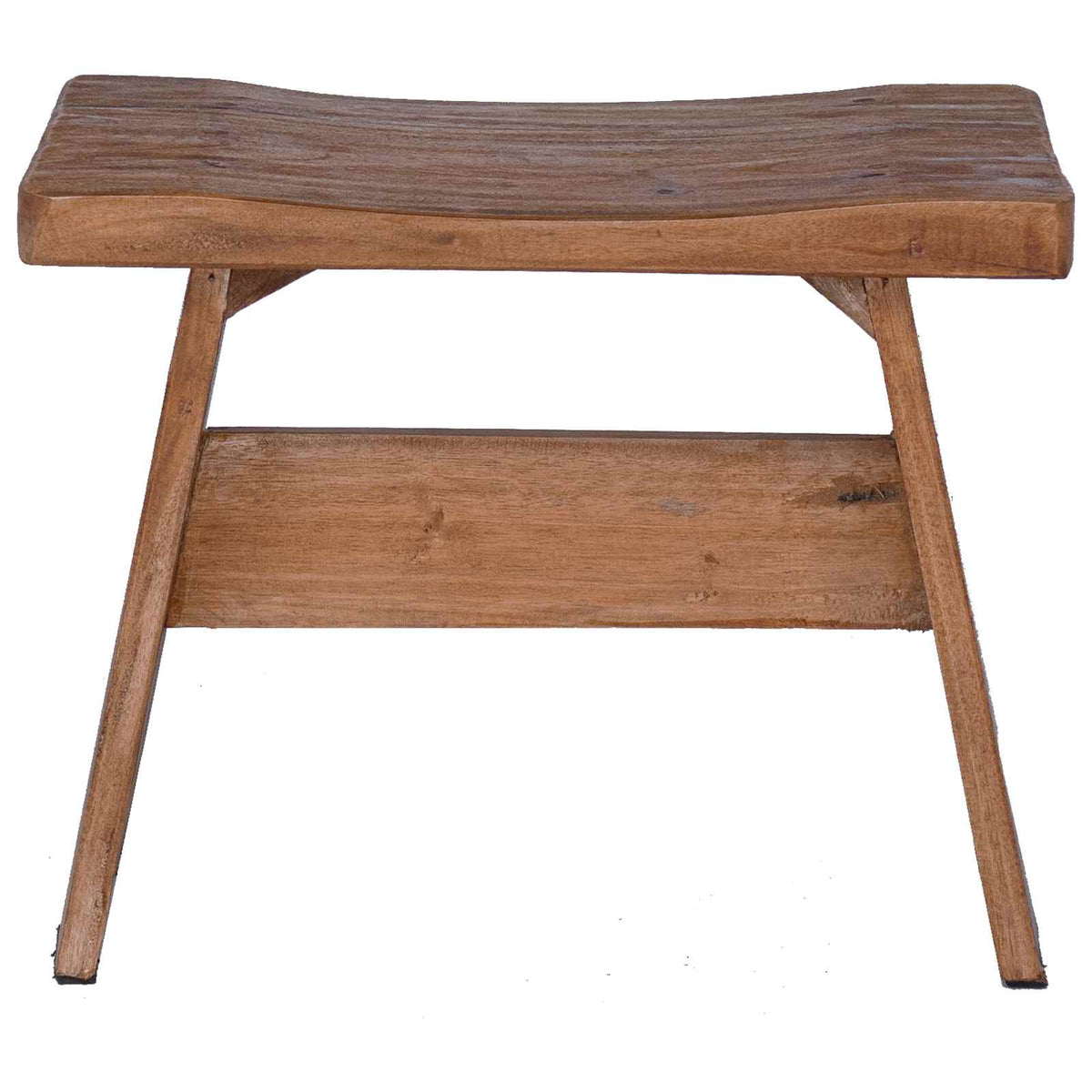 Pouf Naturale 40 x 25 x 31 cm Legno di Mogano | homemem39