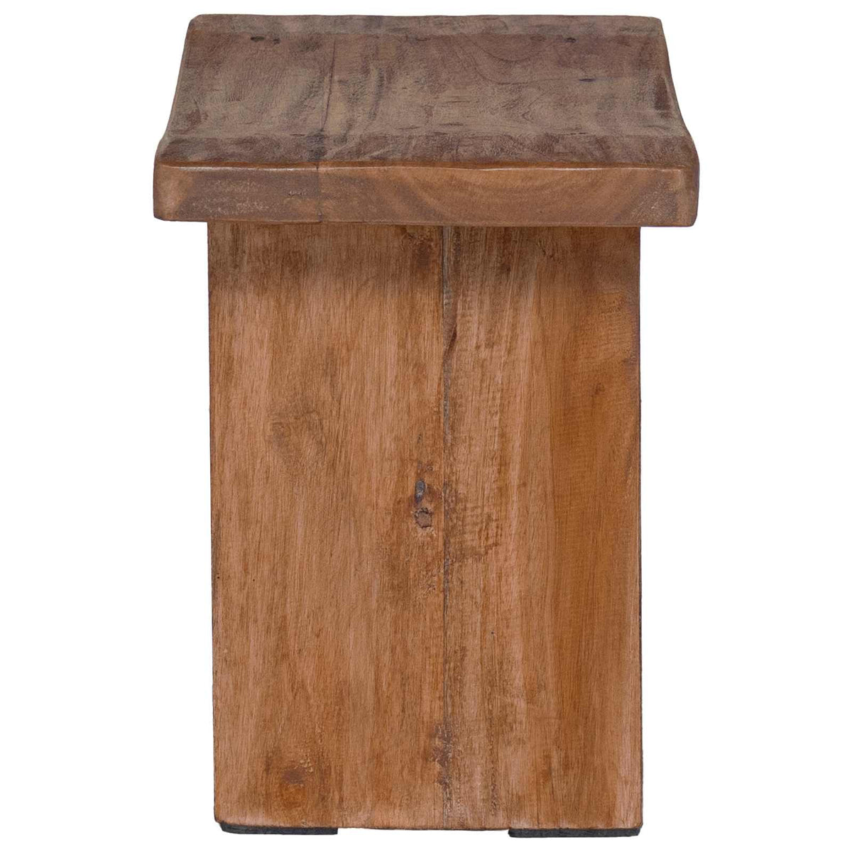 Pouf Naturale 40 x 25 x 31 cm Legno di Mogano | homemem39