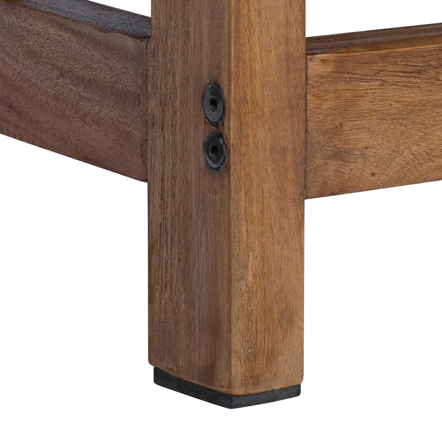 Pouf Naturale 37 x 37 x 46 cm Legno di Mogano