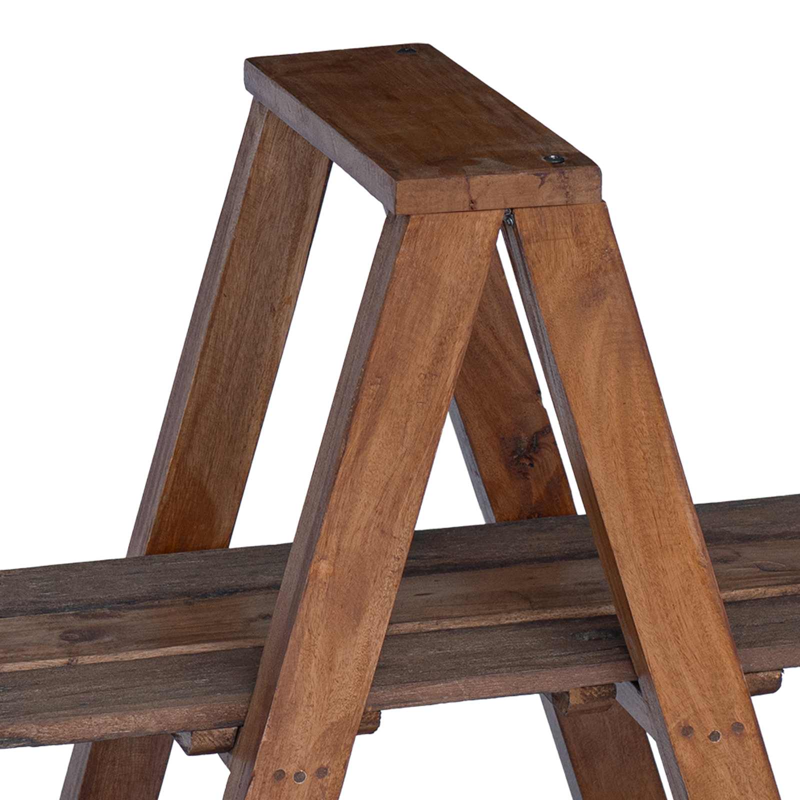 Scaffale pieghevole con lo scaffale Marrone 79.5 x 35 x 112 cm | homemem39